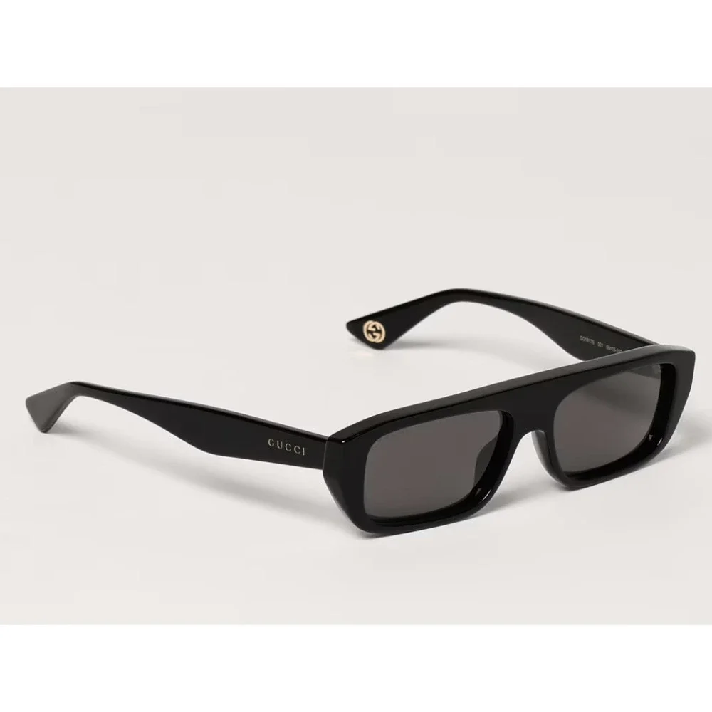 NWT Gucci GG1617S-001-56 Black Square 56mm Sunglasses